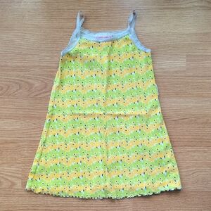 Marimekko Yellow Floral Kids Casual Dress